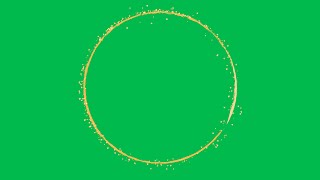 Green Screen Circle Particle Sparkle  4K  Global Kreators [upl. by Hulbard252]