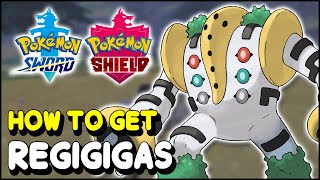 Pokemon Sword amp Shield How to get SECRET LVL 100 REGIGIGAS The Crown Tundra DLC [upl. by Natsirhc]