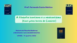 A filosofia kantiana e o neokantismo aula 1  Introdução geral à filosofia de Kant I [upl. by Treborsemaj316]