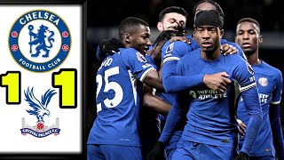 Crystal Palace vs Chelsea 1  1  HIGHLIGHTS  Premier League 24 Nicolas [upl. by Anit]