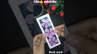 Diy Flower book mark handmadegifts diycrafts diy bookmark flower craft [upl. by Leisam]