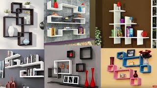 100 Modern corner wall shelves design Home wall decoration ideas 2019 [upl. by Tterb]