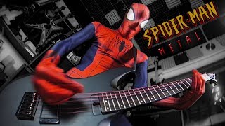 SpiderMan theme song metal cover by Leo Moracchioli [upl. by Auqinimod]