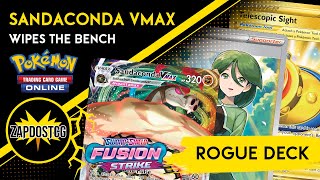 Sandaconda VMAX Deck Wrecks The Bench And Is Underrated Pokemon TCG [upl. by Annerb]