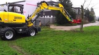 Wacker Neuson 9503 2 VOSCH Baumschere mit Rotator [upl. by Gernhard]