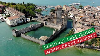 Beautiful Lake Garda Italy AERIAL DRONE 4K VIDEO [upl. by Eatnahc7]