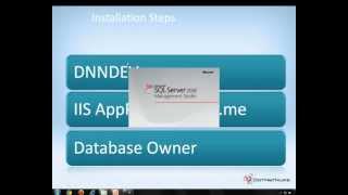 DNN 70 Installation Part 3  Database Configuration [upl. by Bringhurst]