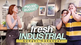 Townhouse Budget Makeover🏠  Fresh Industrial Vibe💚  by Elle Uy [upl. by Cioffred]