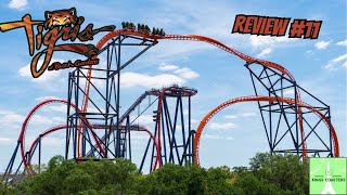 Coaster Review 11  Tigris at Busch Gardens Tampa  Kings Coasters [upl. by Ahtenak]