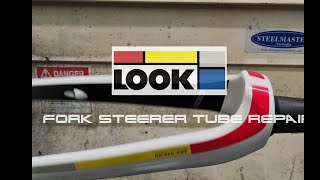 Look 795 Blade RS Fork Modification And Steering Tube Replacement [upl. by Ahtis323]