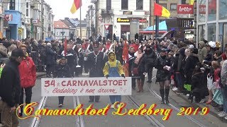 de volledigi carnavalstoet van Ledeberg 2019 [upl. by Netsrijk]