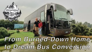 From Ashes to Adventure Their Incredible Bus Conversion Story [upl. by Lukash746]