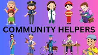 COMMUNITY HELPERS FOR KIDS COMMUNITY HELPERS AND THEIR JOB [upl. by Ayeki617]