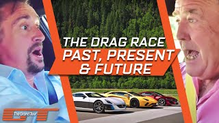 Epic Lamborghini Aventador NSX and Rimac Drag Race  The Grand Tour [upl. by Gnut]