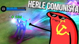 HERLE EL COMUNISTA  MOBILE LEGENDS VALENTINA [upl. by Greenland]