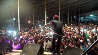 Konshens LIVE with SubKonshus Band at Flamboyant Park Suriname August 2013 Part 1 [upl. by Dnama973]