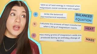 Enthalpy Stoichiometry Part 1 Finding Heat and Mass [upl. by Sidwel]