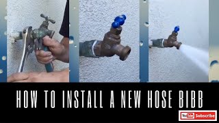 How to Replace a Hose Bibb [upl. by Jessamyn]