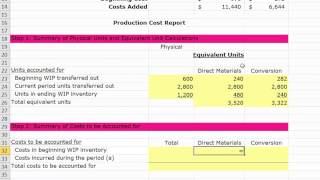 Process Costing FIFO Method Problem 835 and 836 [upl. by Garneau]