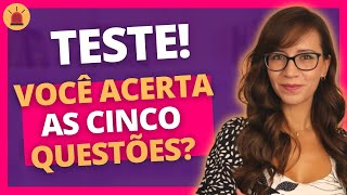 🚨 TESTE de PORTUGUÊS sobre HÍFEN  Você ACERTA as CINCO questões ✅ Português com Letícia [upl. by Fatimah759]