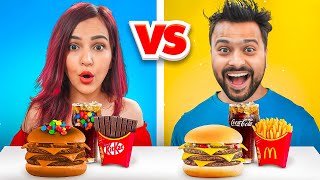 Real vs Chocolate FOOD Challenge 😋 OMG [upl. by Acinahs888]