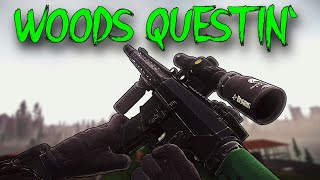 How A Solo Attempts To Quest On WOODS  Escape From Tarkov [upl. by Aniratak]