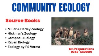 Community Ecology Complete Chapter  Community Characteristics  Ecology  BS amp MSc Zoology [upl. by Pelpel255]