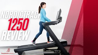 NordicTrack Commercial 1250 Treadmill Review  New For 2023 [upl. by Anaira958]