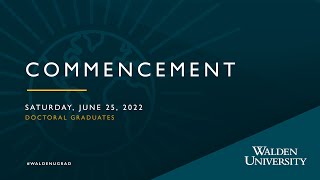 Summer 2022 Saturday Morning Doctoral Commencement Ceremony [upl. by Nisen213]