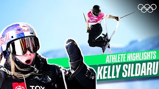 🇪🇪 Kelly Sildaru wins Gold Medal at Youth Olympics Lausanne 2020 🥇⛷ [upl. by Epilif]