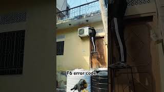 Inverter AC voltas F6 error code kaise solve kare 🧐🌬️ac repair service shorts [upl. by Naloc]