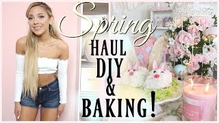 VLOG new spring clothes diy decor amp baking  fancy vlogs [upl. by Kidder]