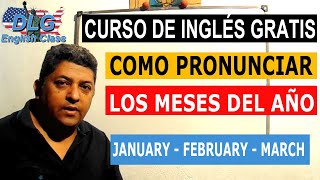 MESES DEL AÑO EN INGLES  MONTHS OF THE YEAR  VOCABULARIO EN INGLES [upl. by Zeus]