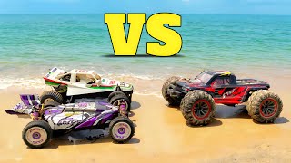 Wltoys 124019 And Tamiya Grasshopper vs XLF X04 RC Car  Remote Control Car [upl. by Feeley327]