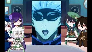 Archons react to Aether as Gojo  jjk Genshin impact  Reaction  gacha life 2  Cringe [upl. by Bonilla]