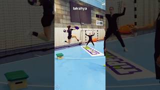 video for wing player youtubeshorts shorts handball respectshorts [upl. by Okihcas]