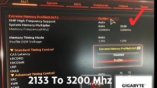 How to Enable XMP Profile for 3200MHz on Gigabyte B450M Motherboard  RAM Speed Upgrade Guide [upl. by Davilman958]