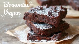 BROWNIES VEGAN  Healthy amp Délicieux [upl. by Esyli]