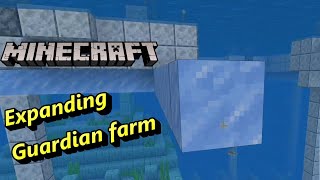 Minecraft Expanding the Guardian farm in the Realm of Risa 2  episode 220 minecraft guardianfarm [upl. by Christa]