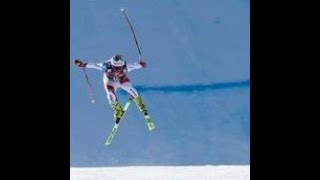 World Cup Skiing Hahnenkamm Rennen Kitzbühel 2023 Streif Mausefalle [upl. by Dammahum]