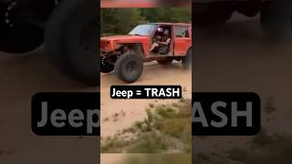 Jeeps are trash for offroading offroad jeep shorts [upl. by Legra]