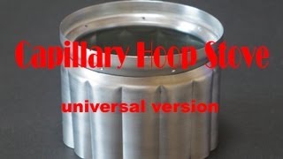 Capillary Hoop Stove  universal [upl. by Sassan]