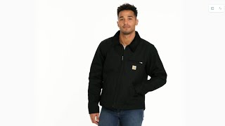 Carhartt 103828 Duck Detroit Jacket [upl. by Ettelrahc]