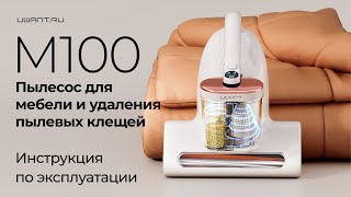 Пылесос для мебели и удаления клещей М100  Эксплуатация и чистка [upl. by Selegna]