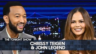 Chrissy Teigen and John Legend Reveal Chrissy Discovered an Identical Twin Through 23andMe [upl. by Chrissa]