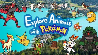 Pokemon  What Kind of Animals are Pokemon  Learn About Animals with Pokemon  Kids Draw [upl. by Anhaj]