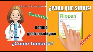 𝐑𝐈𝐎𝐏𝐀𝐍 para que sirve REFLUJO GASTROESOFAGICO GASTRITIS como tomarla 𝕕𝕠𝕤𝕚𝕤 DOCTORA LEON 👩‍⚕ [upl. by Yerhpmuh420]