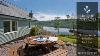 Luxury Self catering  Achnacarron Boathouse Loch Awe Taynuilt Scotland [upl. by Whyte]