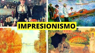 ¿Qué fue el IMPRESIONISMO Características obras y representantes🎨 [upl. by Icyac]