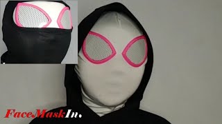 Mask SpiderGwen  Balaclava Box Juragan Helm FaceMaskIn [upl. by Htebzile]